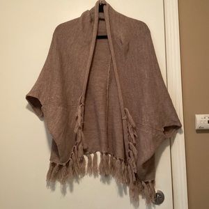 AQUA sleeveless cardigan sweater